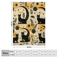 thumbnail image 4 of COMIO Cat Blanket Black Cat Throw Blanket Ultra Soft Flannel Moon Cats Cat Lovers Blanket Gifts for Women Kids Adults, 4 of 6