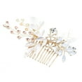 thumbnail image 2 of Bridal Hair Comb Crystal Hair Comb Rhinestone Comb Sapphire Wedding Hairpiece Prom Bridesmaid Hair Jewelry for Women and Girls, 2 of 7