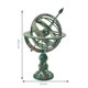 thumbnail image 2 of Latón Armillary Esfera Metal Artesanía 11 Pulgadas de Altura Antigua Laca Verde Acabado 22.5x13x13cm Artesanal Decorativo Coleccionable, Nuevo Acabado de Latón Sólido, 2 of 7
