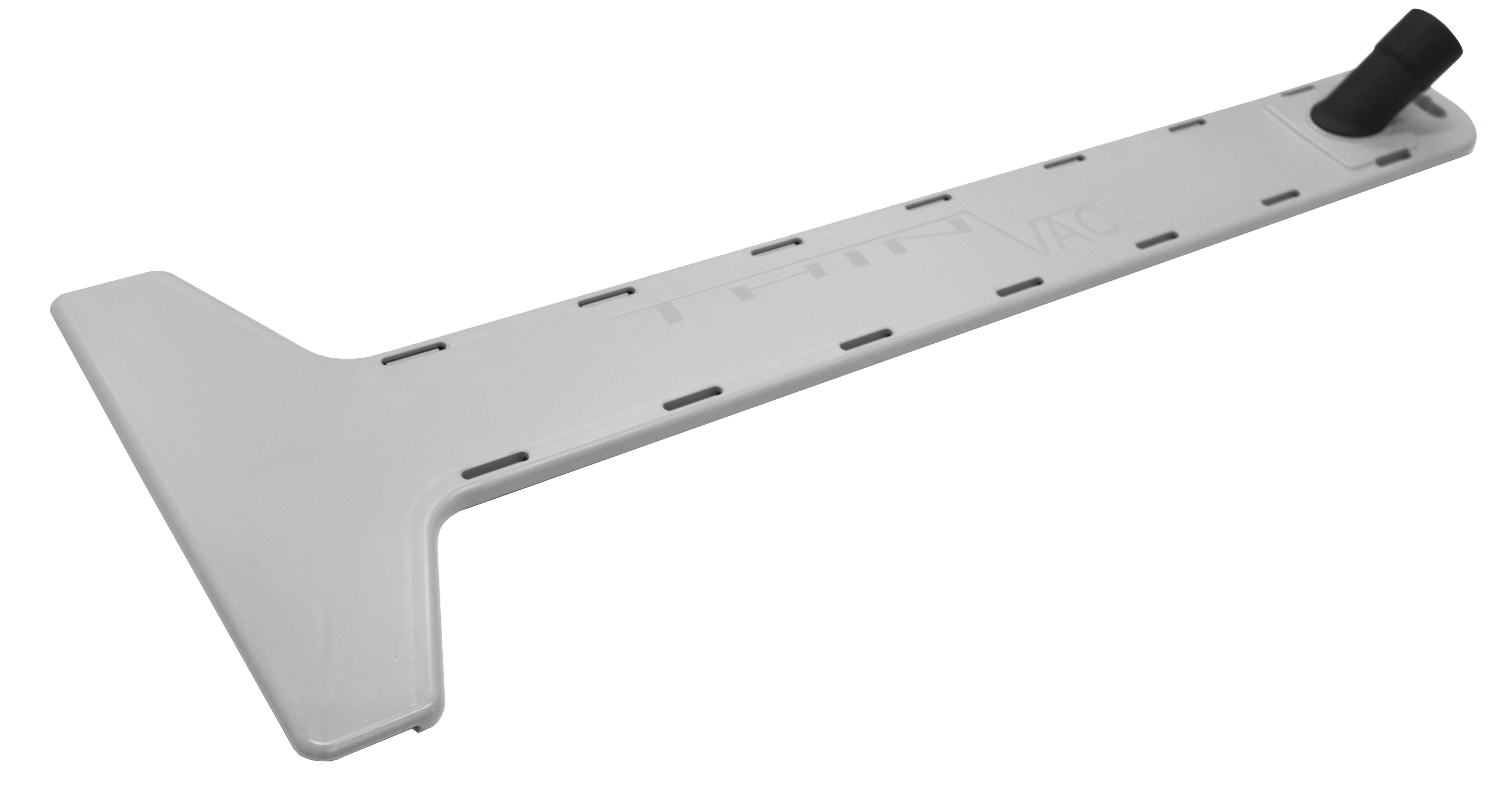 Thin Vac® Vacuum Attachment to clean under Refrigerator, Appliances & furniture, fits standard 1 1/4 to 1 3/8 inch hose wands, no more kneeling or bending down. MADE IN U.S.A,