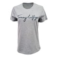 thumbnail image 1 of Camiseta Tommy Hilfiger New Line con cuello redondo para mujer, color gris, talla L, 1 of 1