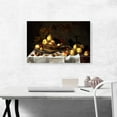 thumbnail image 2 of ARTCANVAS A Basket With Fruit, a Silver Plate With Peaches and Pears Canvas Art Print by Balthasar van der Ast - Size: 26" x 18" (1.50" Deep), 2 of 9