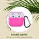 thumbnail image 2 of Tmvgtek Funda Para Auriculares Con Funda Para Auriculares Para Apple Airpods 3 (Rosa Roja), 2 of 9