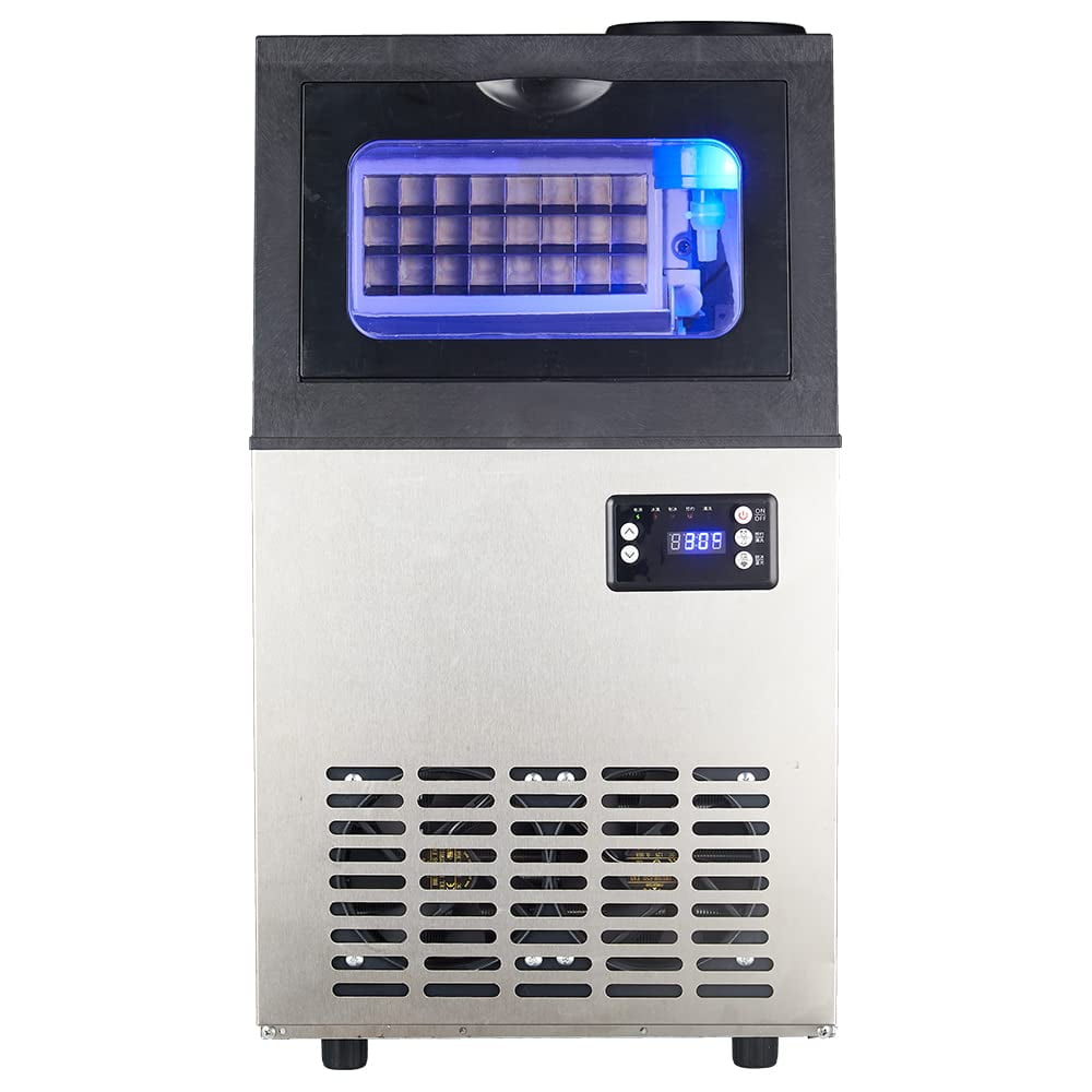 HPDAVV Commercial Ice Maker丨60LBS/24H Ice Make Machine丨27 Ice Cubes