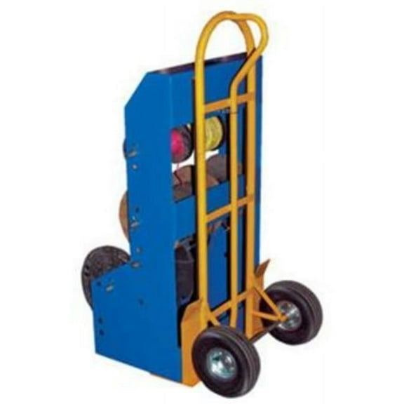 Vestil Manufacturing WIRE-D-SHD-PN Hand Truck with Pneumatic Wheels for Wire Reel Caddy