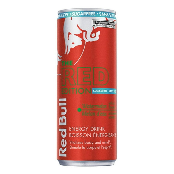 Red Bull Energy Drink, Melon d'eau, San Sucre, 250ml 250ML