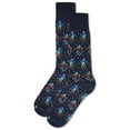 thumbnail image 6 of MeMoi Men's "Skier's Paradise" Rayon from Bamboo Blend Novelty Crew Sock - Mens - Male, 10-13, Light Blue, 6 of 6