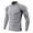 Black, variant on Men's Breathable Sports Base Layer Top - Long Sleeve, Quick-Drying, Slim Fit for Fitness & Winter Wear