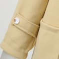 thumbnail image 3 of Vedolay Women's 2023 Jackets Womens Oversized Frayed Lightweight Casual Jacket Button Down Casual Jacket,Khaki XL, 3 of 5