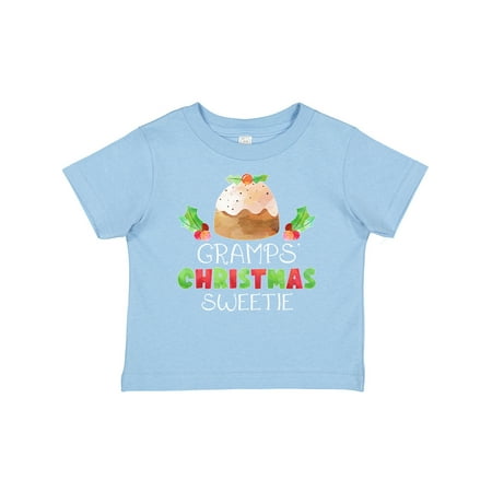 

Inktastic Gramps Christmas Sweetie with Holiday Cake and Holly Gift Baby Boy or Baby Girl T-Shirt