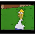 thumbnail image 2 of Men's The Simpsons Homer Disappearing into the Bush, Nothing to See here Sweatshirt Black 3X Large, 2 of 4