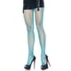 thumbnail image 2 of Mallas Fishnet Leg Avenue de nailon azul neón, talla única, para mujer, 2 of 2