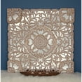 thumbnail image 2 of DecMode Indoor White Wood Traditional Wall Decor, 2 of 10