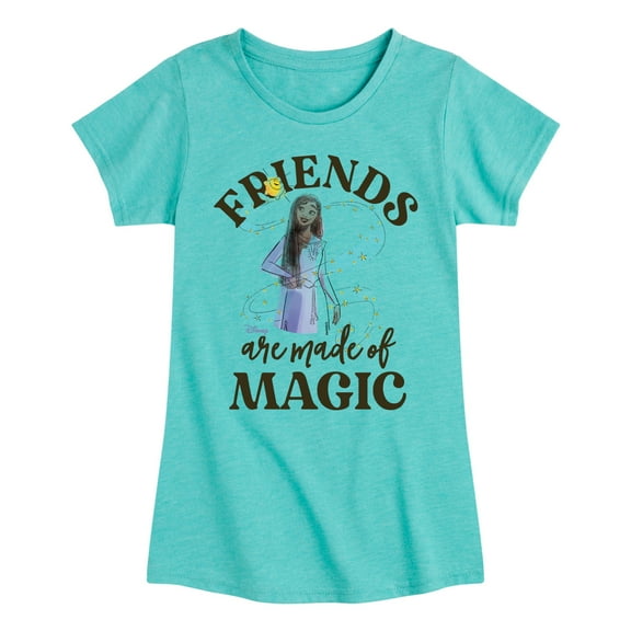 Disney Wish - Friends Are Made Of Magic - Toddler & Youth Girls Short Sleeve Graphic T-Shirt