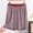 Wine, variant on LADIGASU Women's Casual Loose Stripe Round Neck Short Sleeved Shorts Pajamas Suit