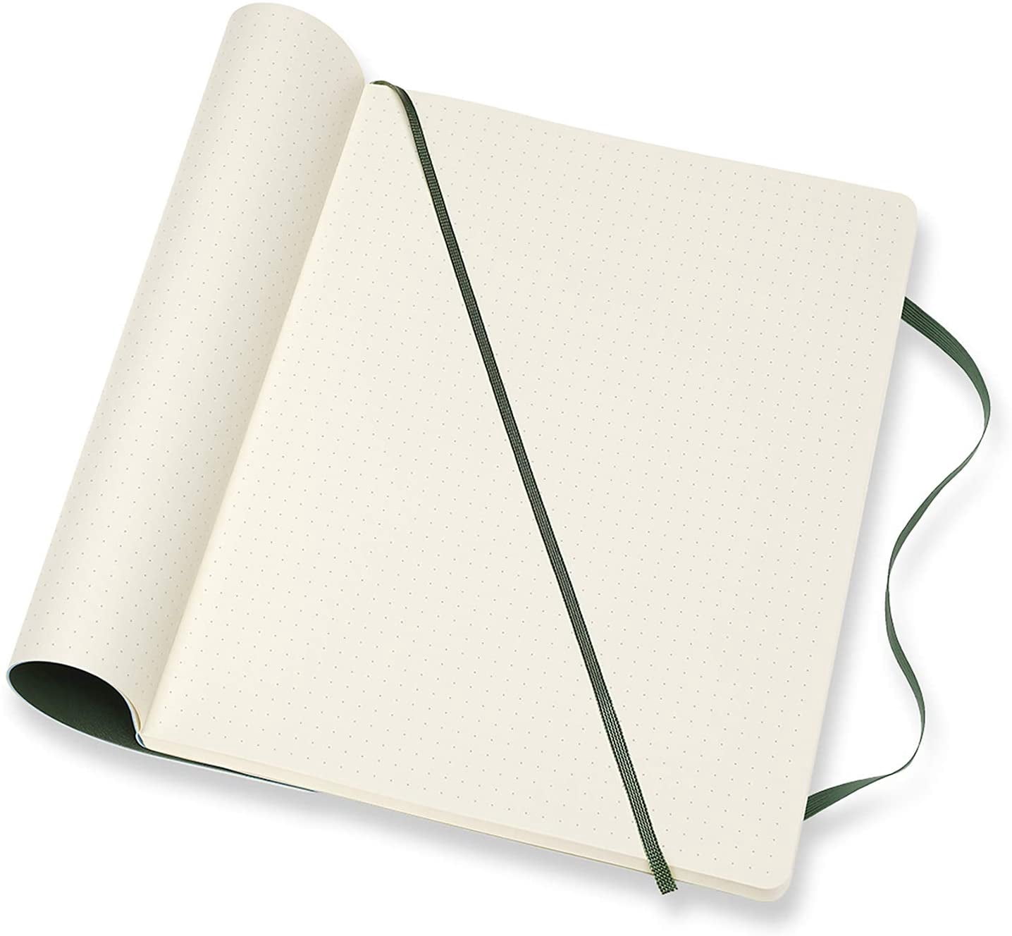 Moleskine Notebook, Extra Large, Plain, Myrtle Green, Soft Cover (7.5 x 9.75) (Books)