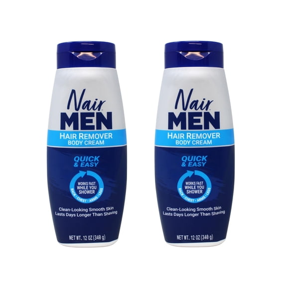 Crema Depilatoria para Hombre Nair 340g Paquete de 2