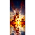 thumbnail image 2 of Caribbean Sunset with Beautiful Sky - Large Seashore Canvas Wall Art, 2 of 3