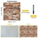 thumbnail image 2 of Paneles de pared 3D Unique Bargains 30 piezas de ladrillo espuma autoadhesivo marrón, 2 of 7
