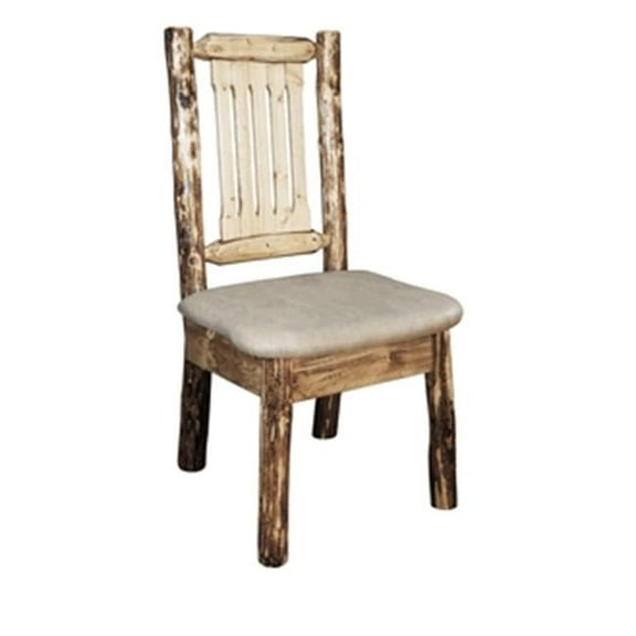 Glacier Country Collection Side Chair, Buckskin Pattern