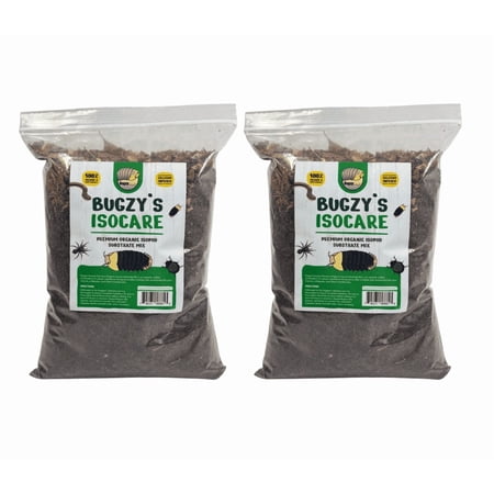 BugzyBugs 8-Quart Organic Bioactive Terrarium and Vivarium Substrate Mix for Isopods, Springtails, Millipedes, Reptiles and Amphibians