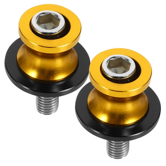 Raindrops Iron Motorcycle Swing Arm Spools Slider 2 X Screws 2 X Sockets 1Set