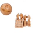thumbnail image 4 of Wooden Puzzle Magic Ball Brain Teasers Toy Intelligence Game Sphere Puzzles for Adults/Kids,A1, 4 of 7