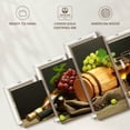 thumbnail image 6 of Elephant Stock Wine And Grapes Wall Art - Horizontal Multi Panel Canvas - Dining Room Wall Decor - Food And Drink Multi Panel - Brown And Yellow Decor - 55" x 24", 6 of 8