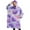 Purple Butterfly Lavender, variant on Oversized Wearable Blanket Hoodie,Purple Butterfly Lavender Pattern Sherpa Blanket Hoodie with Super Pockets,Super Warm Fuzzy Pullover for Women & Men