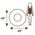 thumbnail image 4 of 42" Lime Green Glitter Pool Ring Float, Ages 8+, 4 of 10