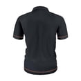 thumbnail image 3 of Chiccall Mens Shirts Short Sleeve Button Down Performance Casual Summer Tee Tops Blouse M Dark Gray, 3 of 5