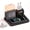 Black, variant on ANTBOOK Magnetic Charging Station Compatible for iPhone, Apple Watch, AirPods with Alarm Clock,Night Light Bedside Purple