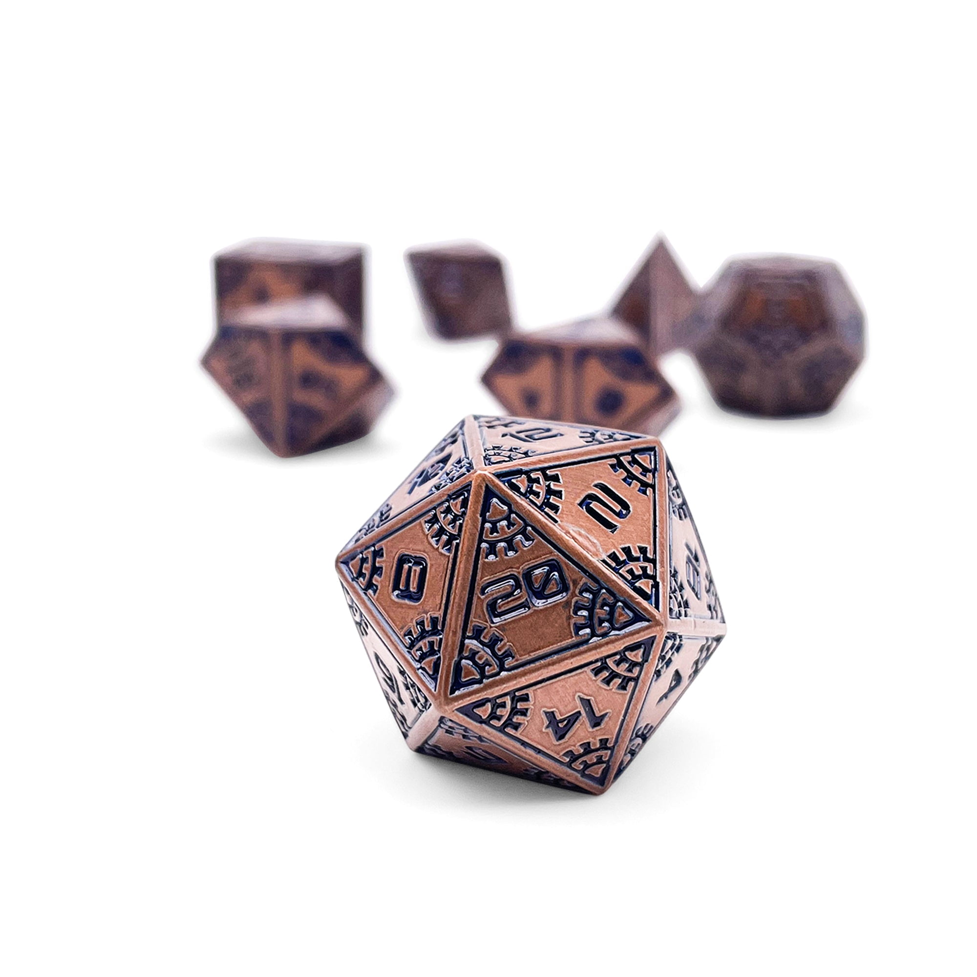 DnD Dice | Solstice - Space Dice 7 Piece RPG Set | Norse Foundry