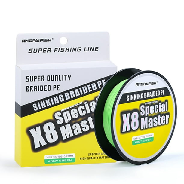 x8 300M Master Series 8+1 Fast Sinking Braided Line Double