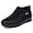 C/Black, variant on EXNOVFCMen Shoes Winter Snow Boots Cotton-padded Slip on Casual Warm Walking Sneakers House Shoes