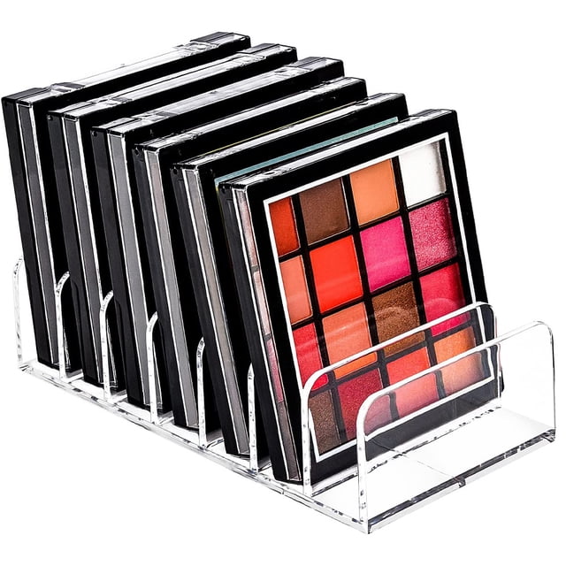 Organizador de maquillaje, soporte de belleza de organizador de mostrador de baño de plástico