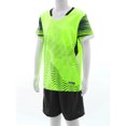 thumbnail image 4 of Doomiva Boys Soccer Jersey Football Training Uniform Sport Outfit Workout SHirts Short Sleeve Top and Fluorescent Green XS, 4 of 9