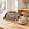 thumbnail image 5 of INSPIRE CHIC Oxford Crossbody Bag for Women Casual Everyday Shoulder  with Adjustable Strap & Zipper Closure Khaki, 5 of 6