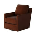 thumbnail image 2 of Southern Home Furnishings Bella Burnt Orange Swivel Glider Chair - Orange, 2 of 3