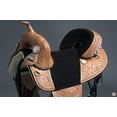 thumbnail image 4 of HILASON Western Horse Treeless Trail Barrel Saddle American Leather | for Horses, 4 of 7