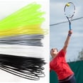 thumbnail image 5 of Repair  Soft High Elasticity Replacement Accessories Sport Supplies 1.35mm 12M Polyester Nylon Titanium Wire Racquet Thread Tennis Racket String GREY, 5 of 8