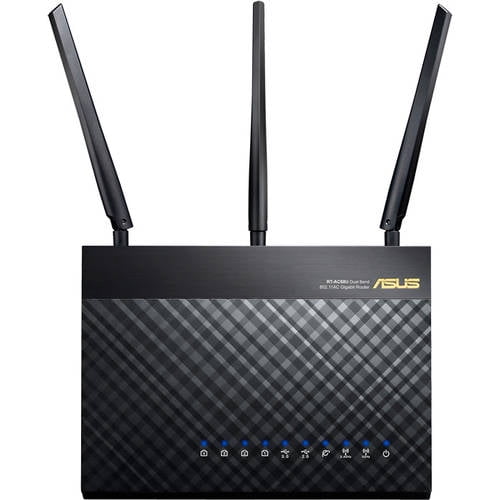 ASUS RT-AC68U 801.11a b g n ac 1300mbps Dual-Band Wireless-AC1900 Gigabit Router by ASUS