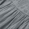 thumbnail image 5 of Kezqiaxn Vacation Dresses for Women Fashion Lace Spliced Sleeveless Crew Neck Flowy Dress Casual Sundress Summer Clothes, 5 of 6