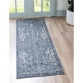 thumbnail image 1 of Unique Loom 3147410 2 Pi 2 Po x 8 Pi Albany Portland Runner Rug&44; Bleu, 1 of 1