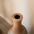 thumbnail image 5 of YIQMI Gray Brown Stripe Floor Vase Set of 3 PVC Tall Vases 28/24/20 in for Home Decor, Housewarming Gift, 5 of 11