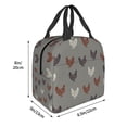 thumbnail image 3 of Disketp Rooster Bolsa Térmica para Almuerzo para Hombre y Mujer, Ideal para Trabajo, Senderismo y Picnic, 3 of 8