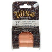 Beadsmith Wire Elements Tarnish-Resistant Wire - Copper, 20 Gauge, 15 yds