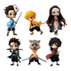 thumbnail image 1 of 6 Piezas Ani6 Piezas Anime Demon Slayer Colección me Demon Slayer Colección Malubero Malu2168, 1 of 3