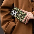 thumbnail image 6 of Case for iPhone 14 Pro Max,Green Camouflage camo Phone Case for Girl Women Boy Men,Hybrid Durable Shockproof Soft Silicone Cover, 6 of 6