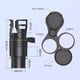 thumbnail image 3 of Portavasos expandible, 4 en 1, portavasos giratorio para automóvil, portavasos expansible para automóvil, máxima comodidad, 3 of 9